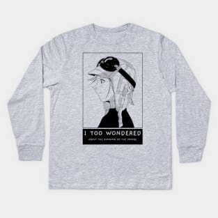 I Too Wondered About the Running of the Fridge Kids Long Sleeve T-Shirt